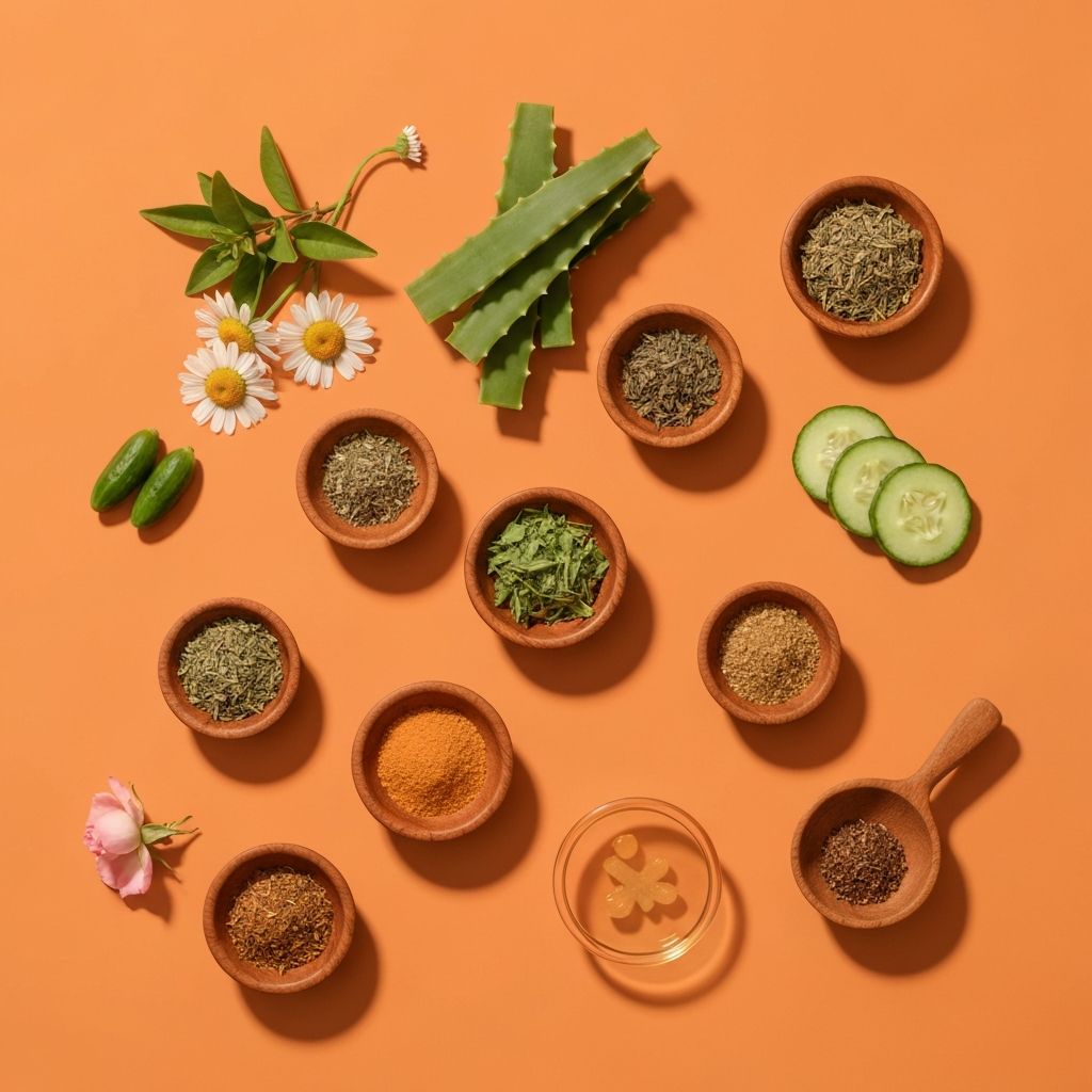 Φυσικά συστατικά για τη φροντίδα δέρματος